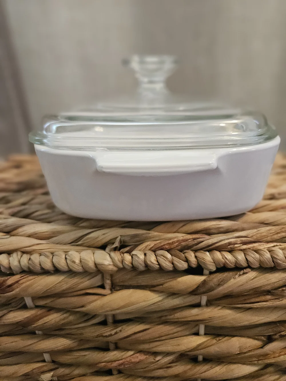 Vintage Corningware Summer Blush Casserole Dish With Lid